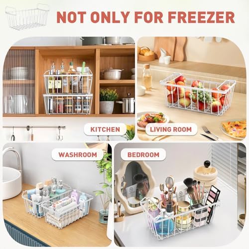 Goovilla Freezer Organizer Bins for 5-7 Cu.FT Chest Freezer,8 Pack White - Image 7