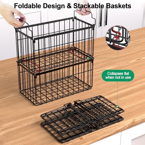 Freezer Organizer Bins, 6 Pack Big Baskets for 5/ 7 Cu.FT Deep Freezer - Image 3