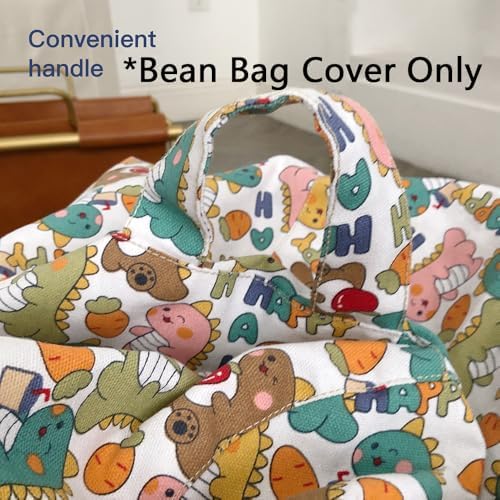 YuppieLife Stuffed Animal Storage Bean Bag Cover, 38" Velvet Toy Organizer - Image 3