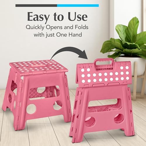 Handy Laundry Folding Step Stool 13 Inch, Sturdy for Adults, Non-Slip - Image 3