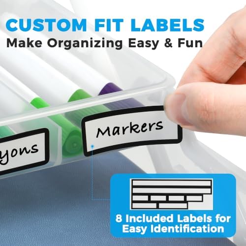 Art and Craft Organizers and Storage Box with Custom Fit Bespoke Labels - Image 6