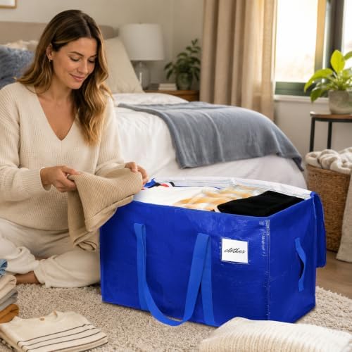 Extra Heavy Duty Large Moving Bags with Zippers and Reinforced Handles - Image 7