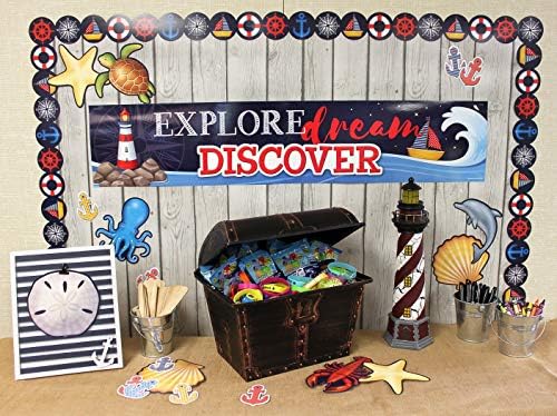 Teacher Created Resources Large Plastic Treasure Chest Classroom Rewards Pirate Party Goody Box (TCR8759) (Pack of 6) - Image 6