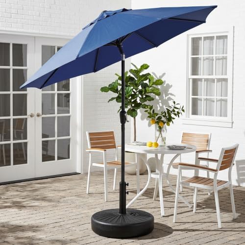 20 Inch 50 Lbs Fillable Heavy Duty Umbrella Base, Stable Outdoor Stand, Durable Holder for Lawn Patio Deck and Poolside Parasols, Black50 - Image 2