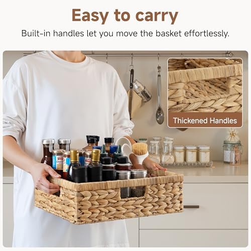 StorageWorks Wicker Storage Baskets for Shelves, Pantry Baskets, 1-Pack - Image 3
