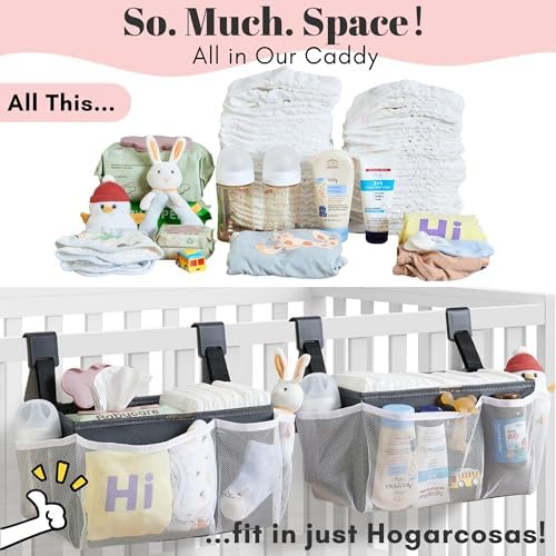 2-Pack Hanging Diaper Organizer for Crib, Playpen, Bassinet & Pack n Play - Image 6