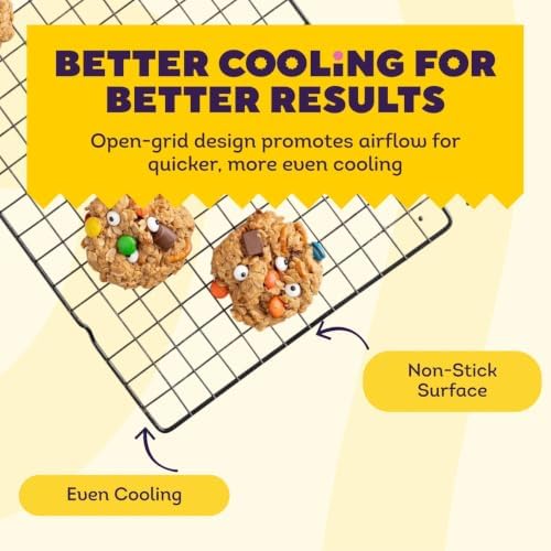Wilton Gold Non-Stick Cooling Grid, Made Without PFAS, 16 x 10 in. - Image 2
