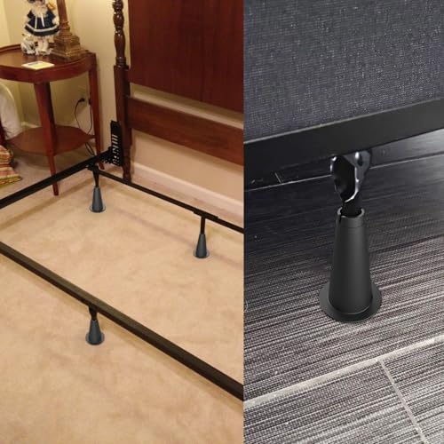 5“ High Rise Bed Frame Risers, Bed Frame Feet for Under Bed Storage - Image 6