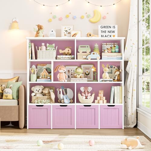 FINETONES Toy Storage Organizer with Movable Drawer Toy Organizer for Kids - Image 3