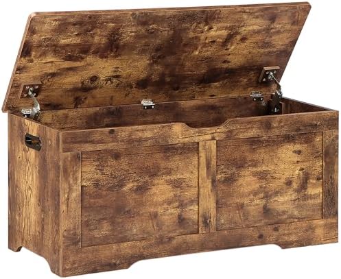 Timberer 39.4" Storage Chest, Wooden Storage Bench, Lift Top Toy Chest by Timberer