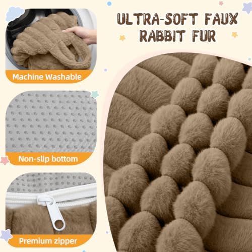 Bean Bag Cover No Filler Stuffed Animal Storage Bean Bag Chair Cover - Image 7