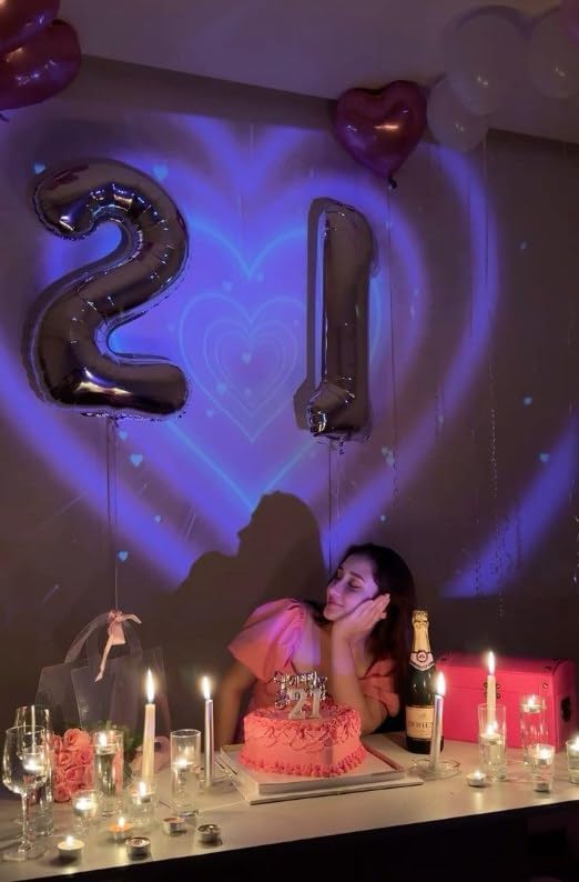 Silver Number 21 Balloon 40 inch, Number 21 Birthday Balloon for Boy Girl, Silver Foil 21 Balloon for 21 12 Birthday Party, Anniversary Celebration Number Balloons Decorations