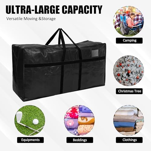 Windyun 4 Pack 69 Gallon Extra Large Moving Bags XXL Heavy Duty Storage Bag - Image 6