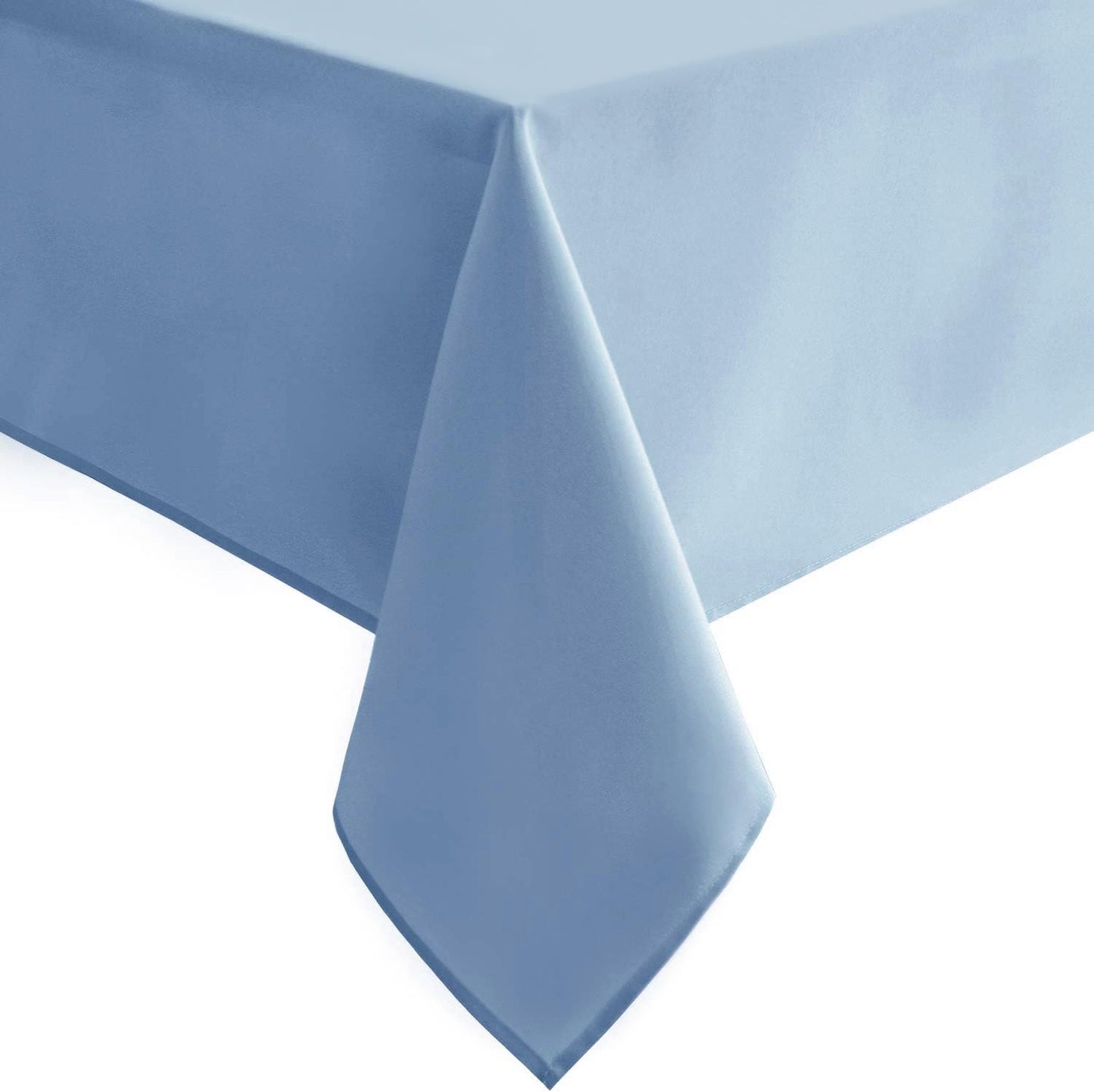 Hiasan Dusty Blue Tablecloth for Rectangle Tables - Waterproof Washable Polyester Fabric Table Cloth for Buffect Dining Birthday Party Wedding, 54 x 120 Inch
