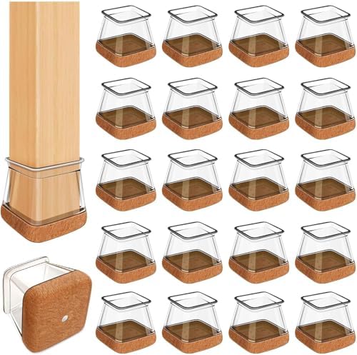 OCONDA 20 Pcs Silicone Chair Leg Floor Protectors for Hardwood Floors,Large by OCONDA