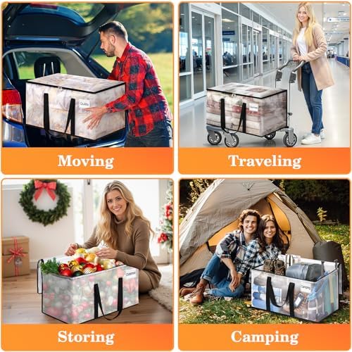 Moving Bags, Extra Large Heavy Duty Storage Bags, 93L, 4 Packs - Image 7