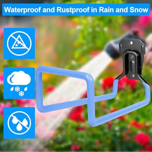 Hose Hanger Wall Mount Garden Hose Storage Water Hose Holders for Outside - Image 4