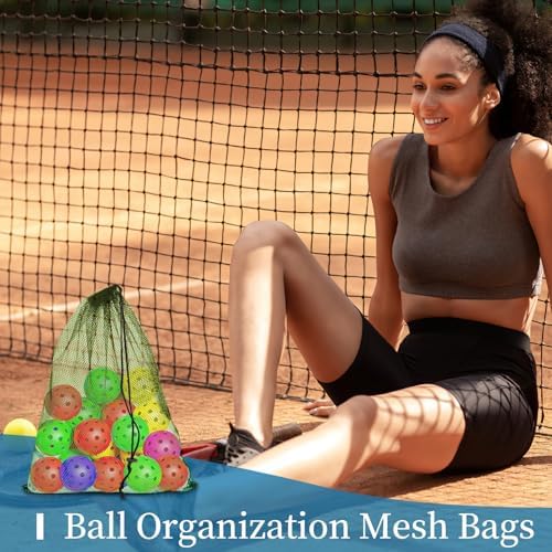 6 Pack Mesh Drawstring Bags with Lock, 14x17 for Gym, Beach, Laundry - Image 5