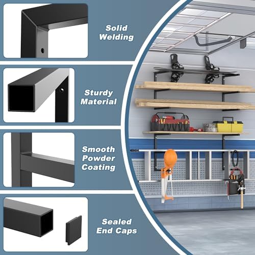 Ultrawall Lumber Storage Rack, Wall Mount Wood Storage Racks - Image 5