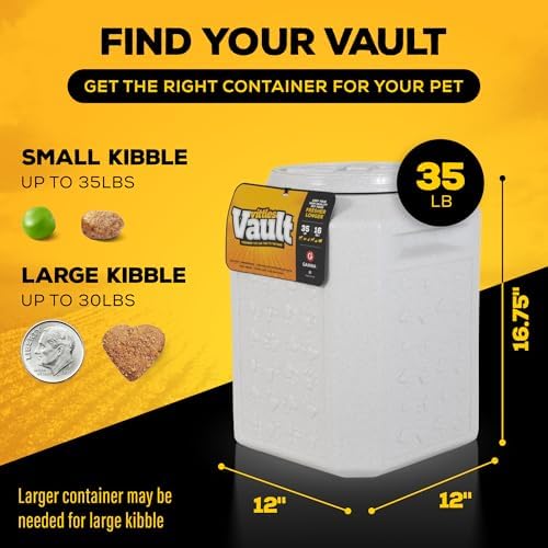 Gamma2 Vittles Vault Airtight Pet Food Storage Container, Fits up to 35lbs - Image 2