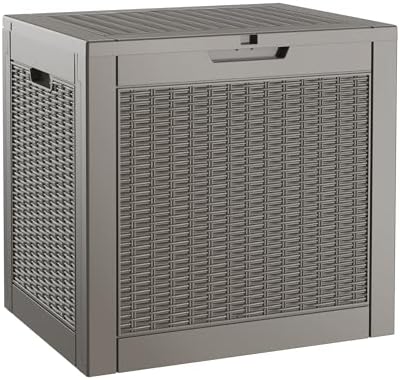Outdoor Storage Box Waterproof, 35 Gallon Deck Box for Patio Storage by WTFGO
