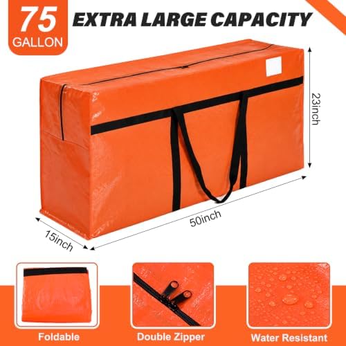 Windyun 4 Pack 75 Gallon Extra Large Moving Bags XXL Heavy Duty Storage Bag - Image 3