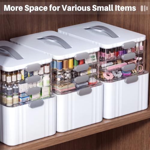 4-Tier Medicine Organizer - Multipurpose Medicine Cabinet Storage Box - Image 4