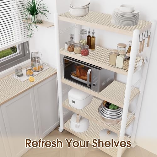 Shelf Liner for Kitchen Cabinets and Drawers, Cream, 12" x 240" - Image 3