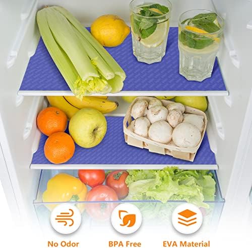 Shelf Liners for Kitchen Cabinets, Drawer, Fridge Liner Blue 11.8"× 118" - Image 4