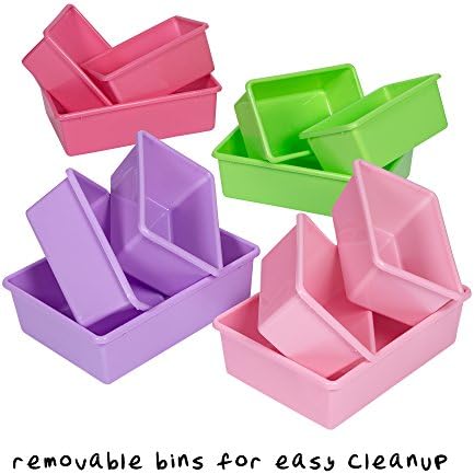 HoneyCanDo Kids Toy Storage Organizer With Bins, Pastel - Image 4