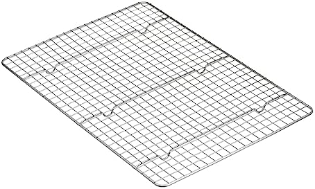 Amazon Basics Ceramic Nonstick Baking Sheets & Cooling Rack Set, Dishwasher Safe, Oven Safe, Half Sheet Size, Gray, 2-Pack - Image 4