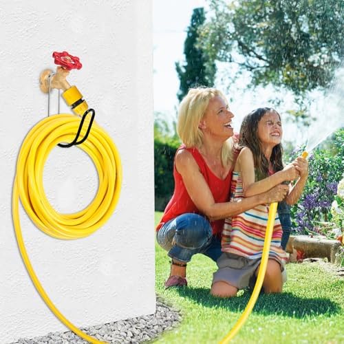 Garden Hose Holder Water Hose Hanger Wall Mounted,304Stainless Steel Solid Hose Hook Holds Up to 50Ft Garden Hose, Expandable Hose, Water Hose(Black Paint 1pcs) - Image 2