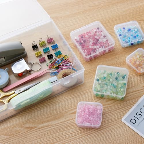Goodma Small Bead Organizers, 78 Pieces Mixed Sizes Plastic Storage - Image 5