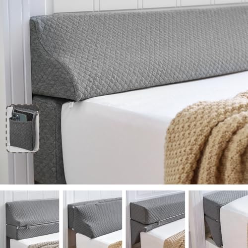 Bed Wedge Gap Filler Twin Size, Wedge Pillow for Headboard Gap, 39×10×6 in by Couzssyhi