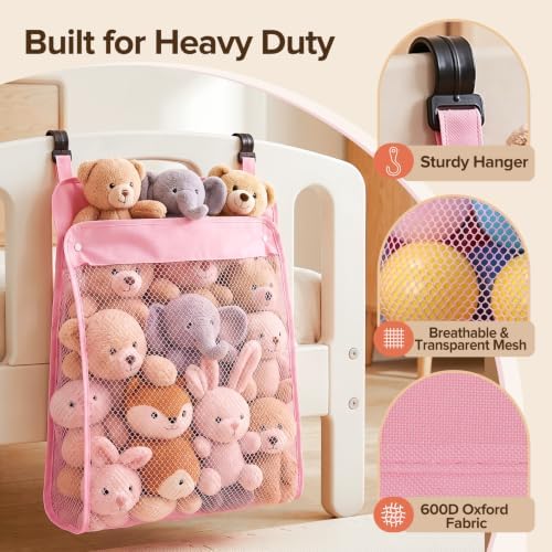 Playpen Toy Organizer, Stuffed Animal Storage & Hanging Diaper Organizer - Image 6