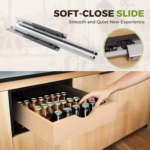 Pull Out Drawers for Cabinet Wood 21.5" Wx23 D Slide Out Organizer - Image 6