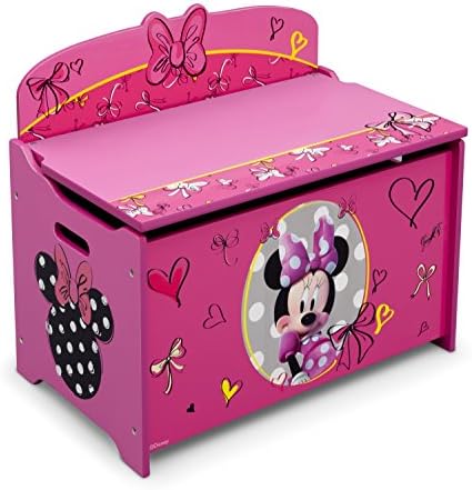 Delta Children Deluxe Toy Box, Disney Minnie Mouse by DeltaChildren