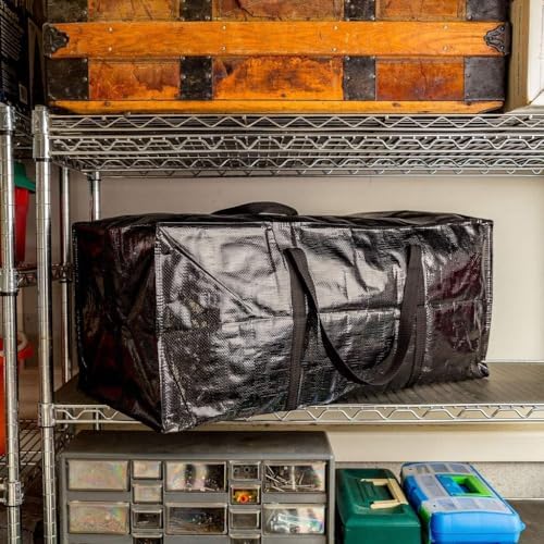 BAG-THAT! 5 Moving Bags Heavy Duty Extra Large Stronger Handles Wrap Storage Totes Zippered Reusable Packing Bags Moving Supplies Storage Boxes Storage totes Moving Boxes Packing Supplies Packing Box - Image 6