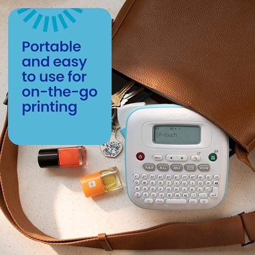 Brother P-Touch PT-N20 Personal Desktop Label Maker, Portable, Handheld and Prints, P-Touch Btag ~½” (12mm) Wide Color Personalized Label Tapes - Image 5