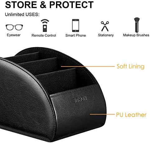 SITHON Remote Control Holder with 5 Compartments [Upgrade Version] - Image 2