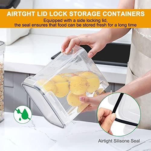 42pcs Airtight Containers, Clear Stackable Dry Food Storage - Image 4