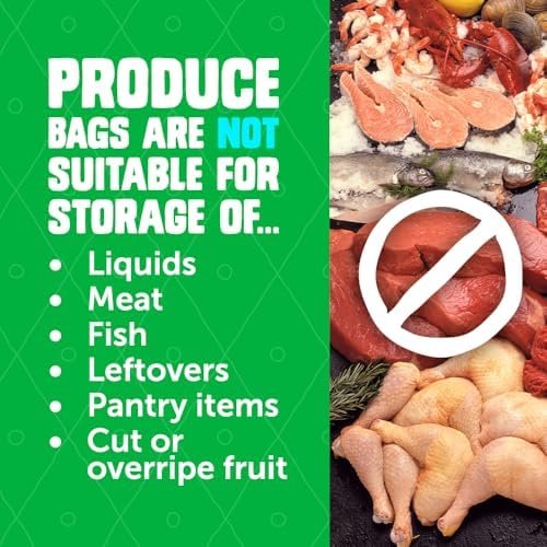 Ziploc Food Storage Produce Bags, Seal Top to Keep and Control Moisture, 15 Bags Total - Image 5