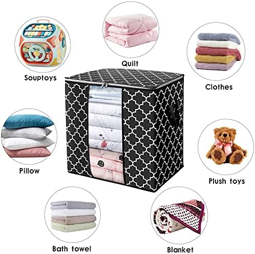 Storage Bags 4 Pack 100L Clothes Organization and Storage Containers - Image 4