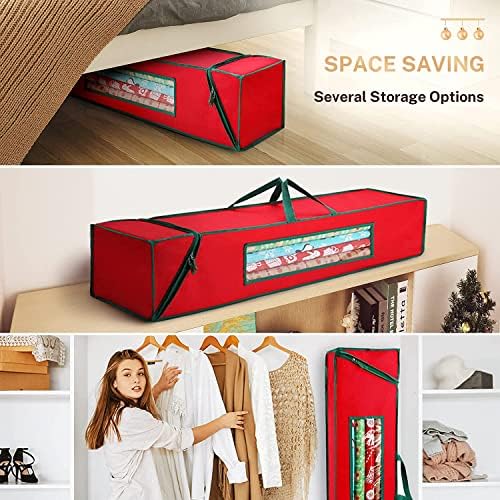 MaidMAX Wrapping Paper Storage, Wrapping Paper Organizer Storage, 42x10x10″ - Image 5