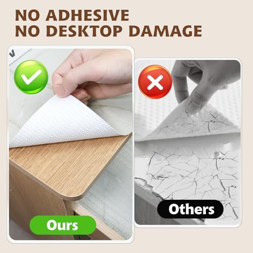 2-Layer Drawer and Shelf Liner for Kitchen Cabinet: 17in X 20Ft Non Slip - Image 5