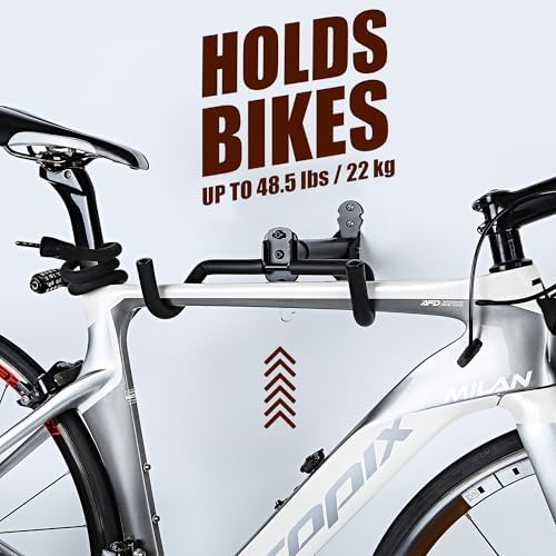 Gootus Bike Wall Mount Hanger - Horizontal Bicycle Indoor Storage Rack - Image 2