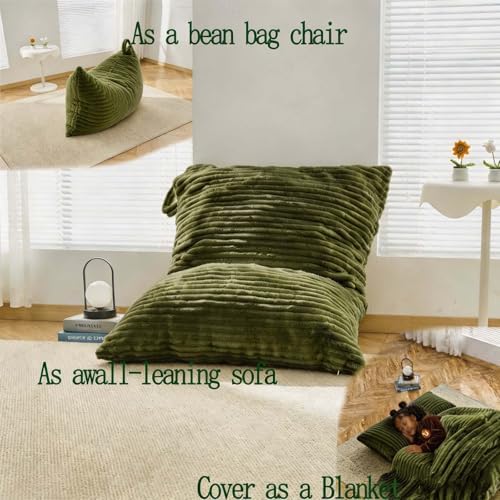 Kisoy Stuffed Animal Storage Bean Bag Bed Cover (No Filler) Washable - Image 4