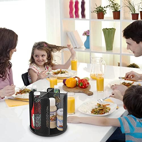 Cup and Lid Organizer Cup Dispenser Coffee Cup Organizer Paper Cup Holder Rotating for Bathroom, Restaurant, Break Room, Coffee Station, Bar, Buffet, Kitchen Cabinet, Countertop,4 Compartment - Image 5