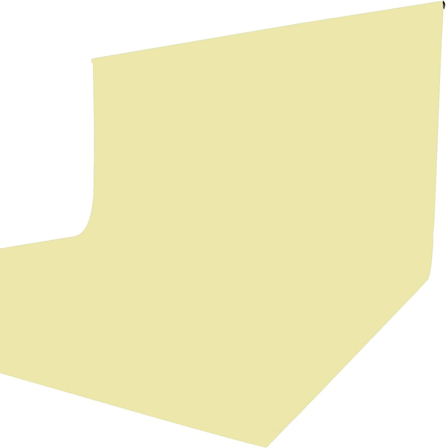 ISSUNTEX 6X9 ft/1.8X2.7 Meters Beige Background Photo Backdrop, Photo Studio, Collapsible High Density Screen for Video Photography and Television