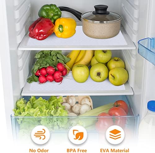 Shelf Liners for Kitchen Cabinets Non Adhensive,White 17.5"× 236.2" - Image 6